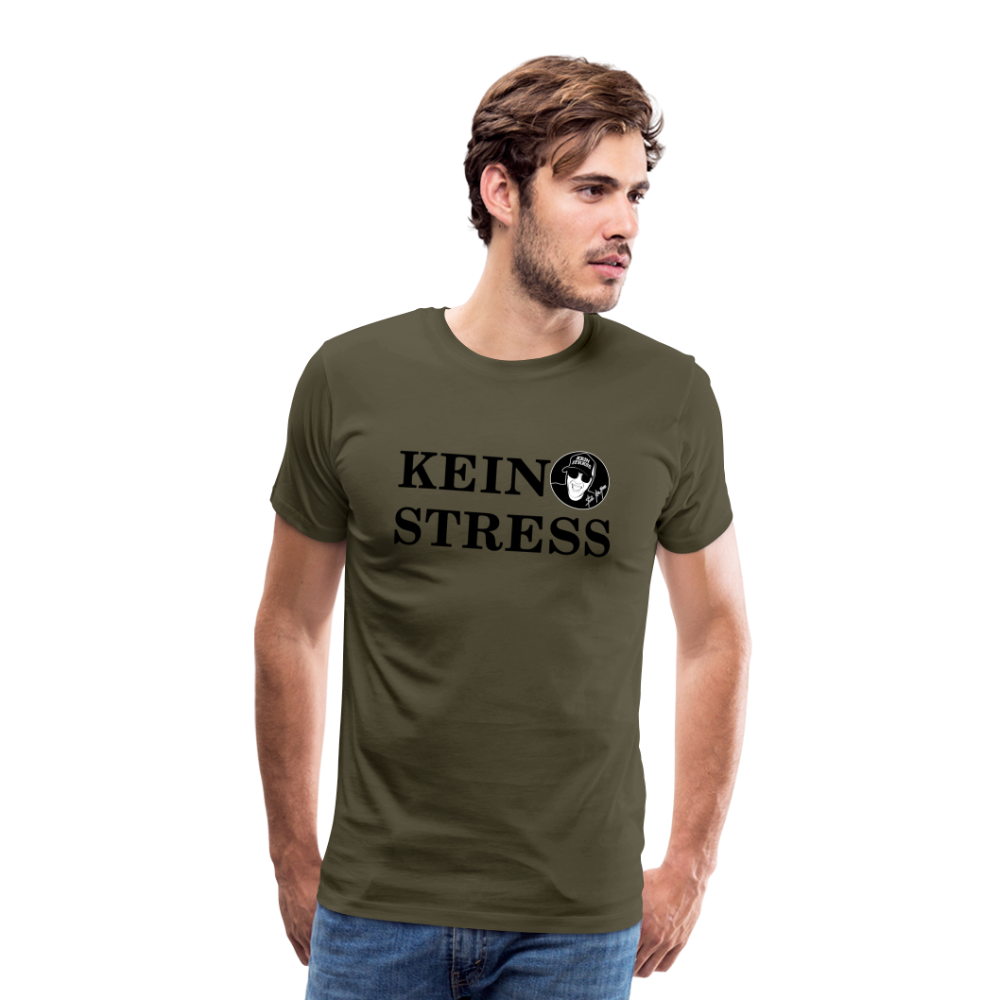 Boscho Kein Stress Premium Herren T-Shirt Limited Edition 2025 - Khaki