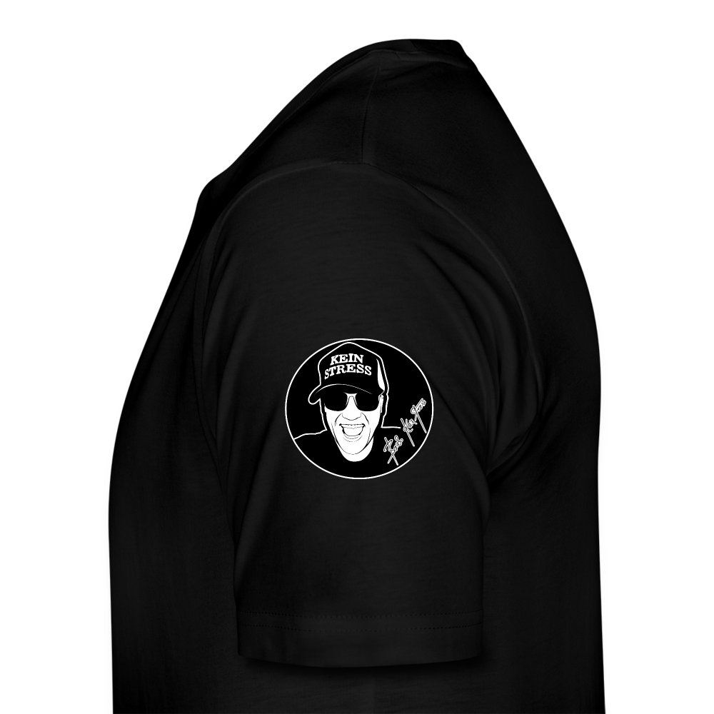Boscho Kein Stress Premium Herren T-Shirt Limited Edition 2025 - Schwarz