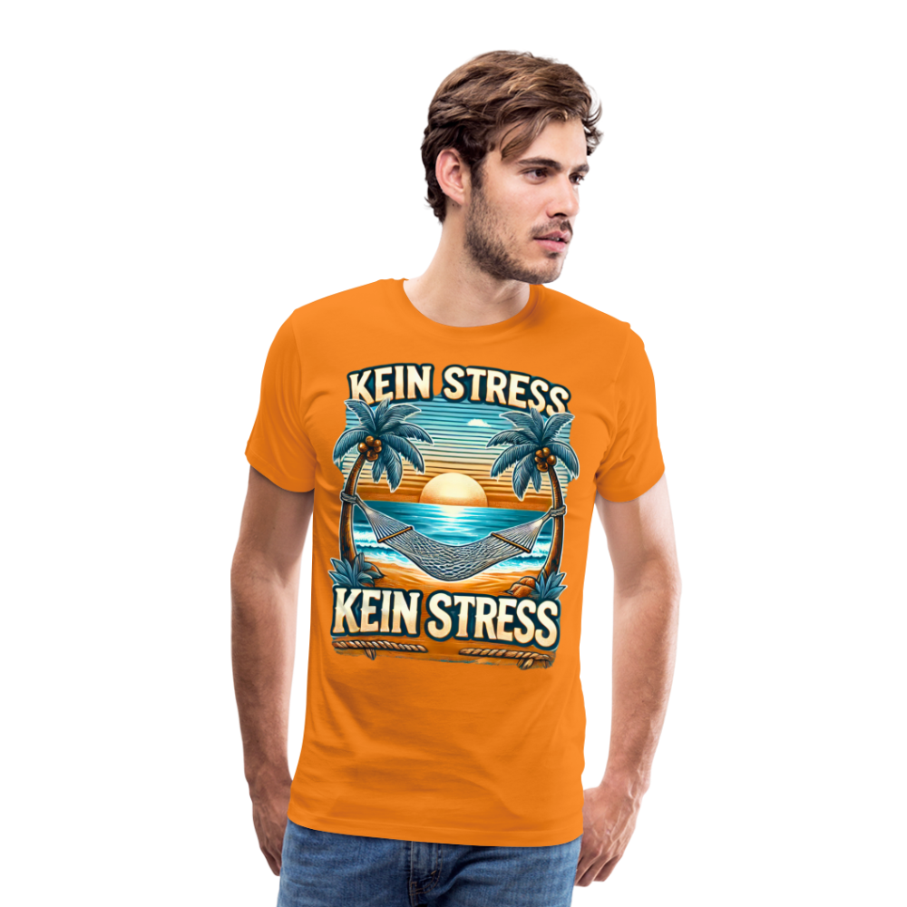 Boscho Kein Stress Premium Herren T-Shirt Limited Edition 2025 - Orange