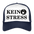 Boscho Kein Stress ® Trucker Cap Text deutsch KEIN STRESS mit Logo - Weiß/Navy