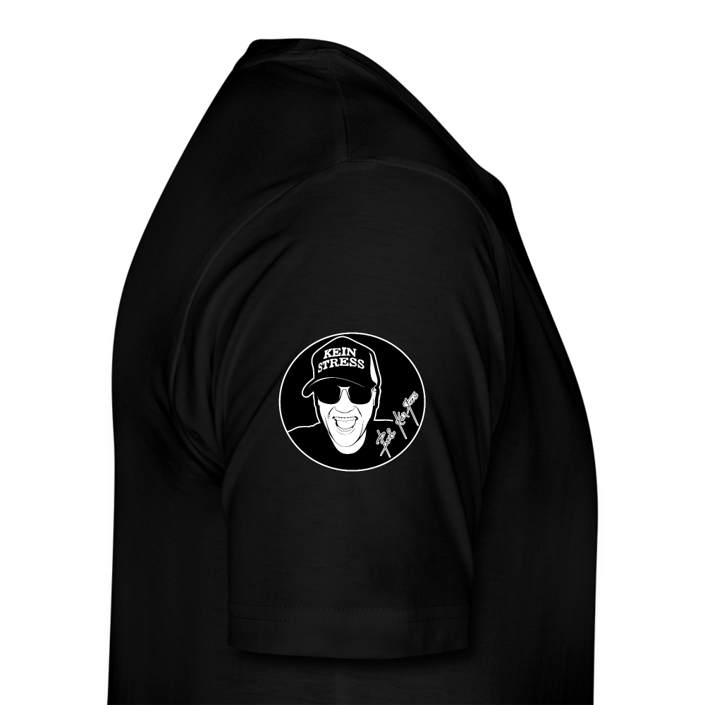 Boscho Kein Stress Premium Herren T-Shirt Limited Edition 2025 - Schwarz