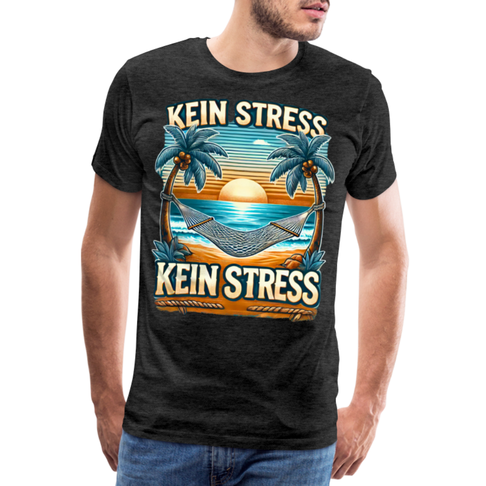Boscho Kein Stress Premium Herren T-Shirt Limited Edition 2025 - Anthrazit