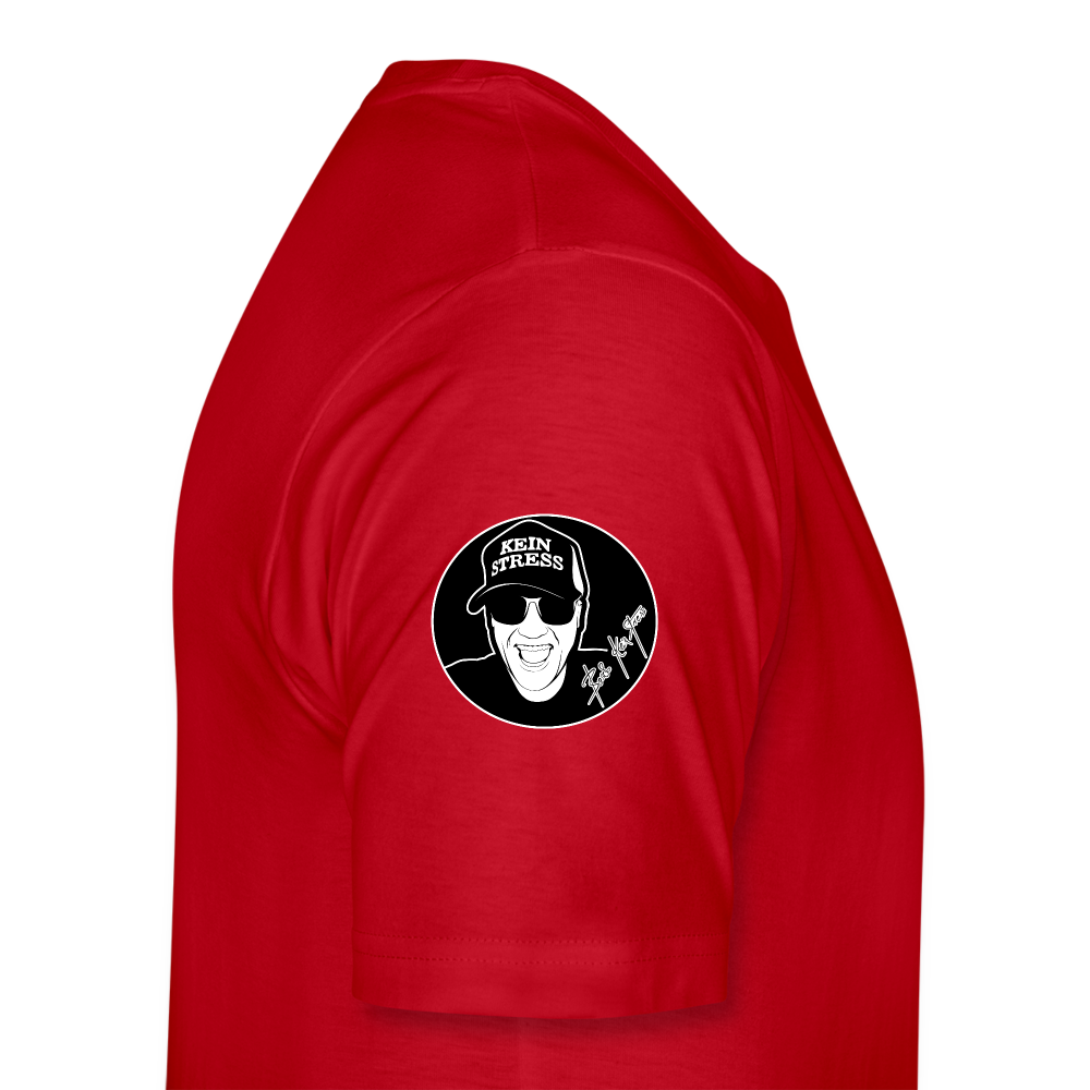 Boscho Kein Stress Premium Herren T-Shirt Limited Edition 2025 - Rot