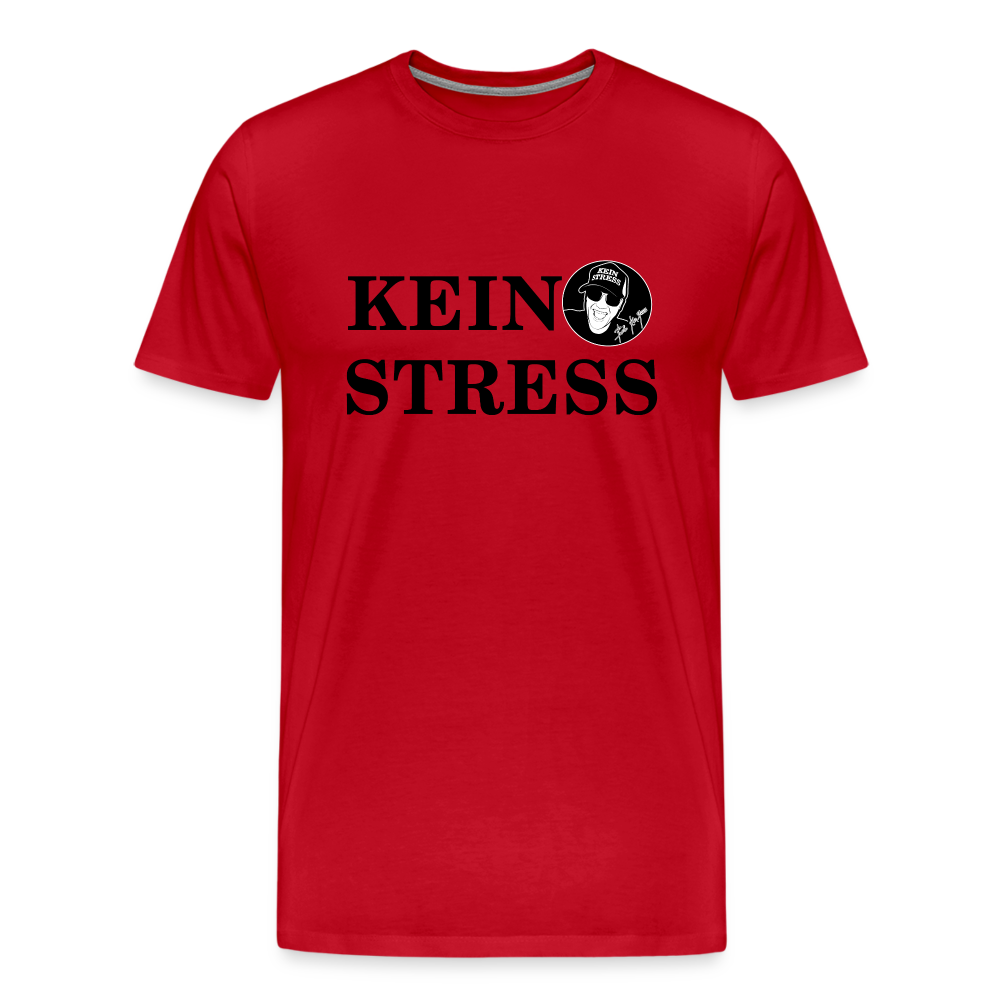 Boscho Kein Stress Premium Herren T-Shirt Limited Edition 2025 - Rot