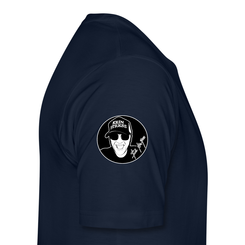 Boscho Kein Stress ® Hrvatska Wappen Premium Herren T-Shirt - Navy
