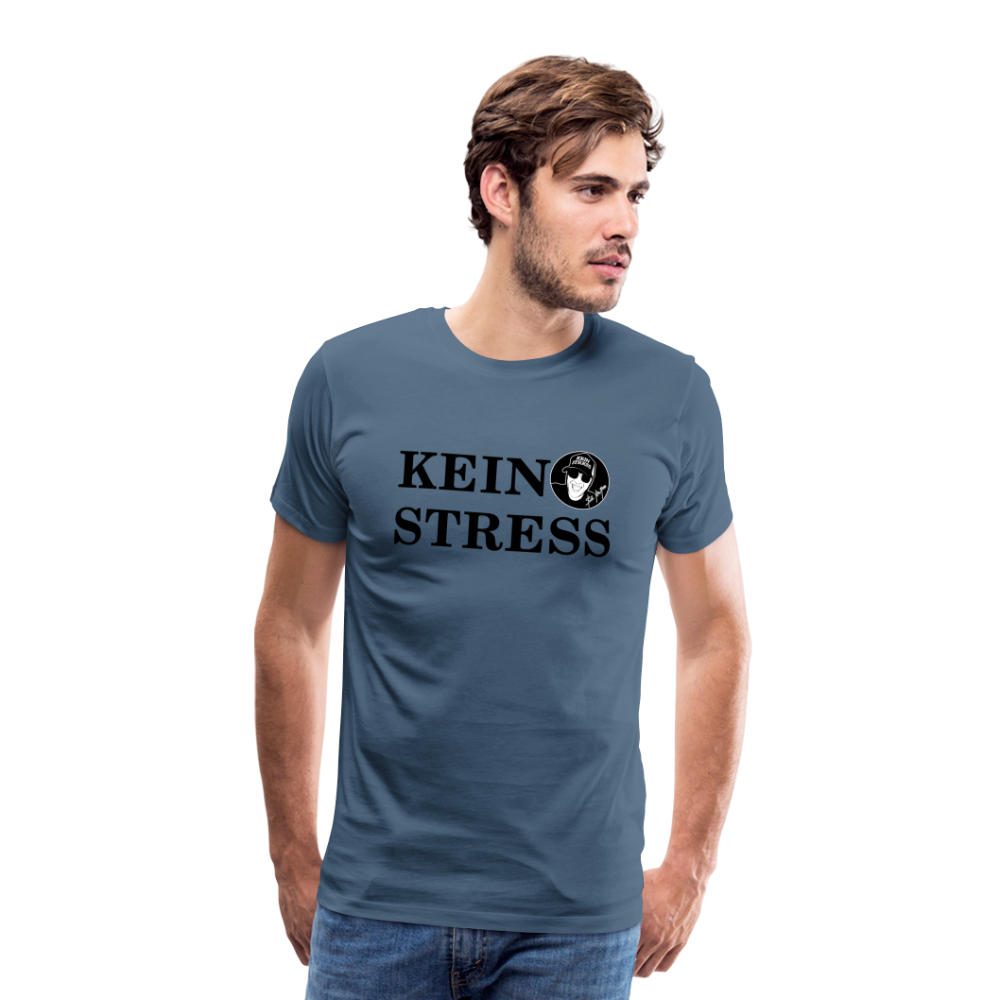 Boscho Kein Stress Premium Herren T-Shirt Limited Edition 2025 - Blaugrau