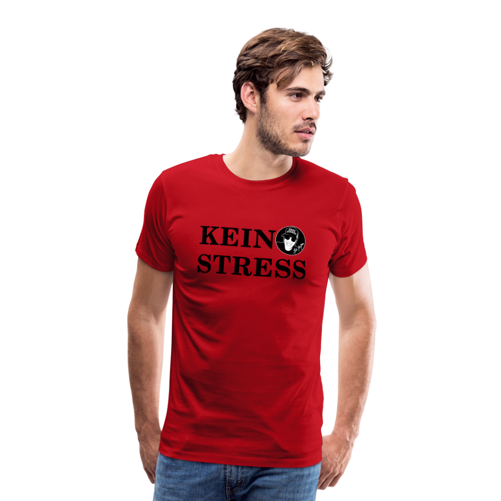 Boscho Kein Stress Premium Herren T-Shirt Limited Edition 2025 - Rot