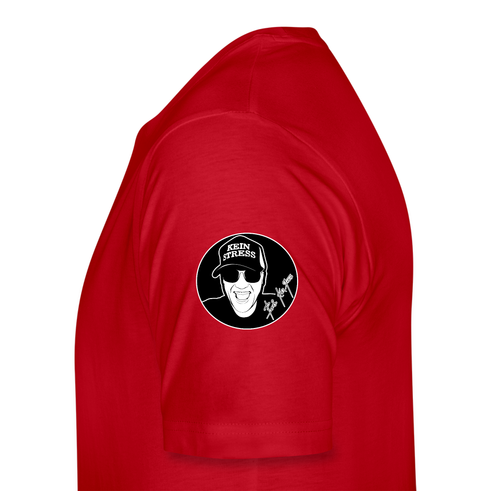 Boscho Kein Stress Premium Herren T-Shirt Limited Edition 2025 - Rot
