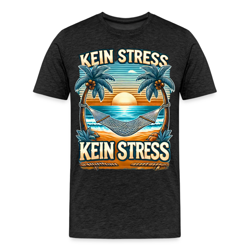 Boscho Kein Stress Premium Herren T-Shirt Limited Edition 2025 - Anthrazit