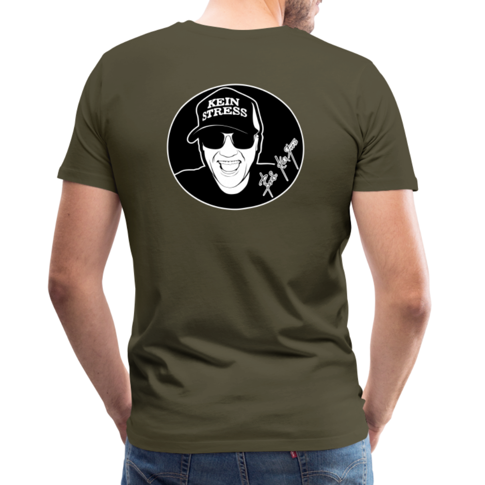 Boscho Kein Stress Premium Herren T-Shirt Limited Edition 2025 - Khaki