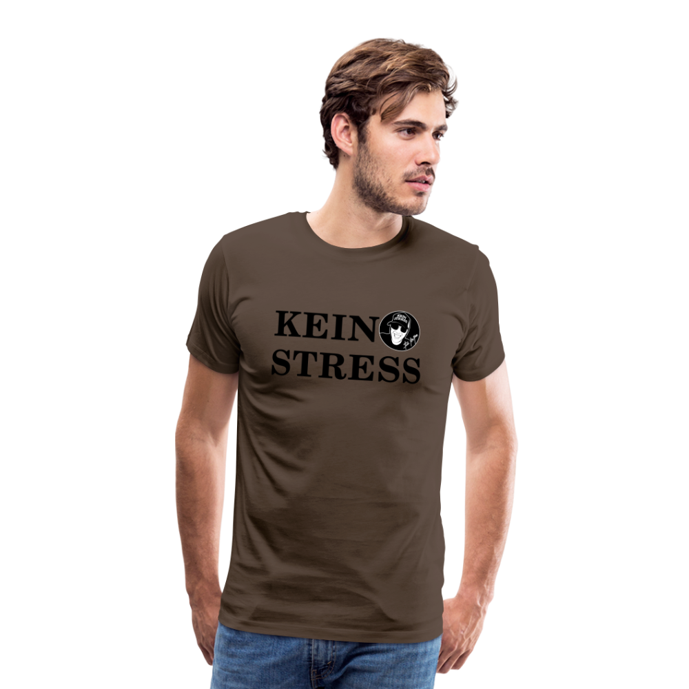 Boscho Kein Stress Premium Herren T-Shirt Limited Edition 2025 - Edelbraun
