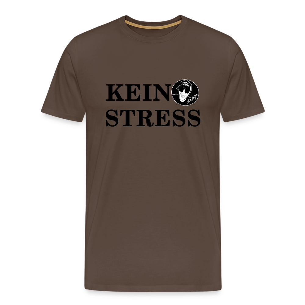 Boscho Kein Stress Premium Herren T-Shirt Limited Edition 2025 - Edelbraun