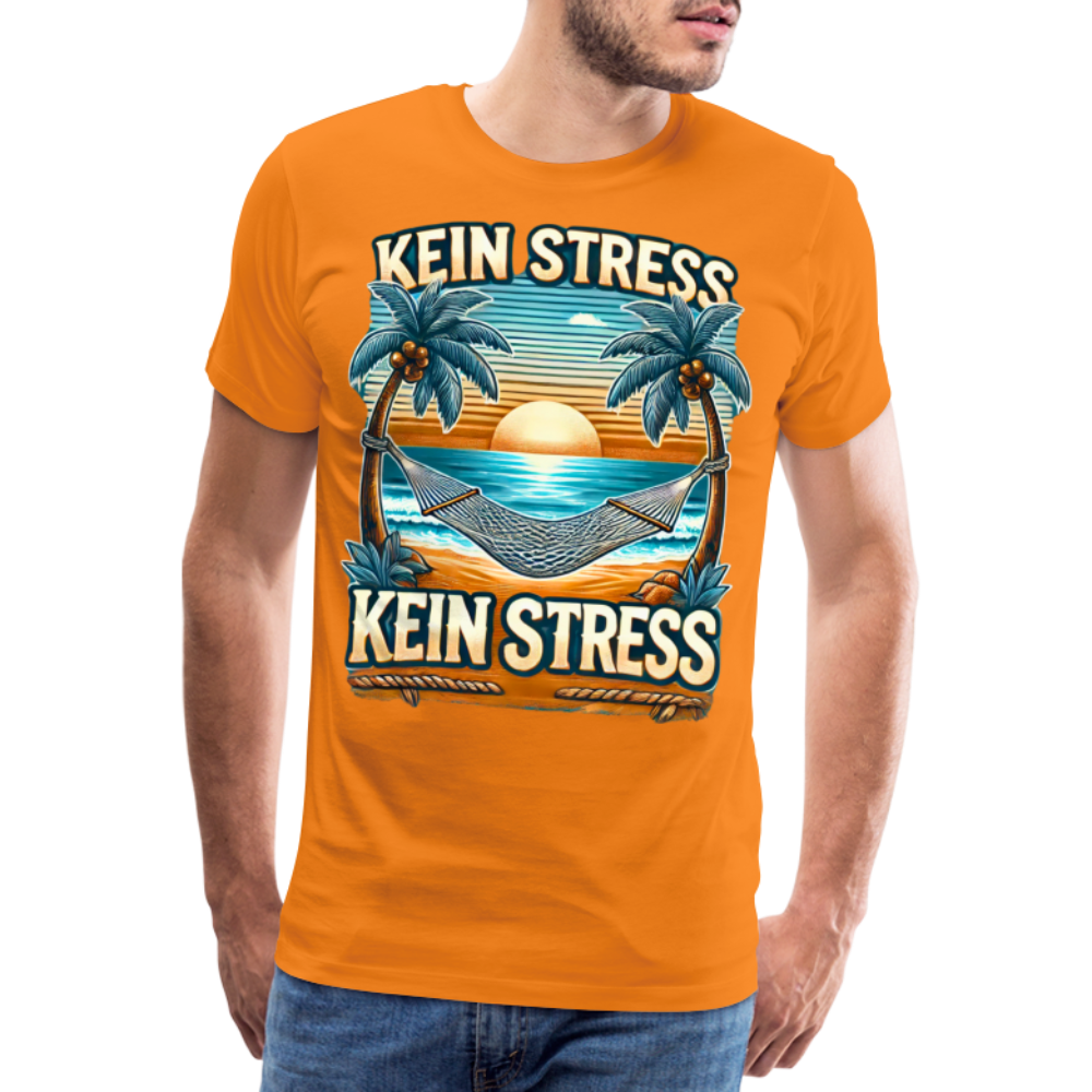 Boscho Kein Stress Premium Herren T-Shirt Limited Edition 2025 - Orange