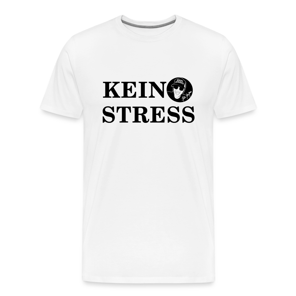 Boscho Kein Stress Premium Herren T-Shirt Limited Edition 2025 - Weiß