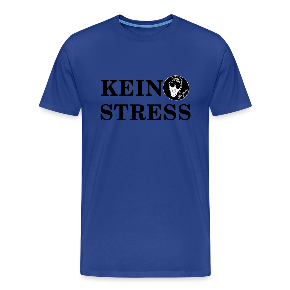 Boscho Kein Stress Premium Herren T-Shirt Limited Edition 2025 - Königsblau