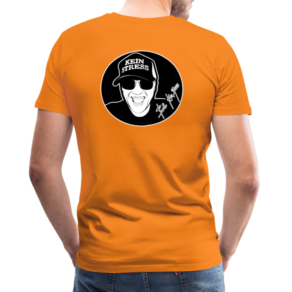 Boscho Kein Stress Premium Herren T-Shirt Limited Edition 2025 - Orange