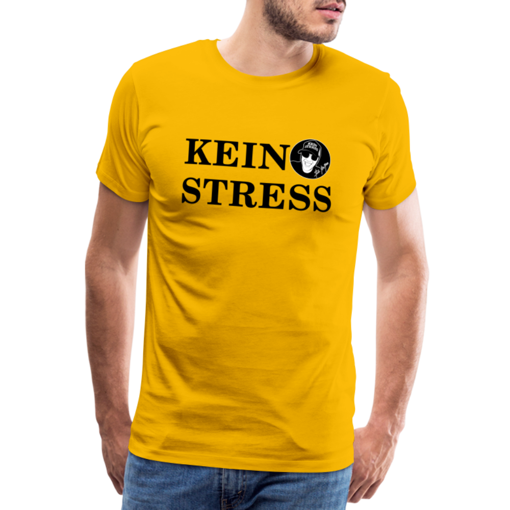 Boscho Kein Stress Premium Herren T-Shirt Limited Edition 2025 - Sonnengelb