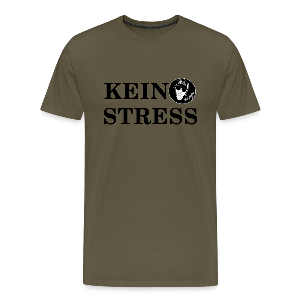 Boscho Kein Stress Premium Herren T-Shirt Limited Edition 2025 - Khaki