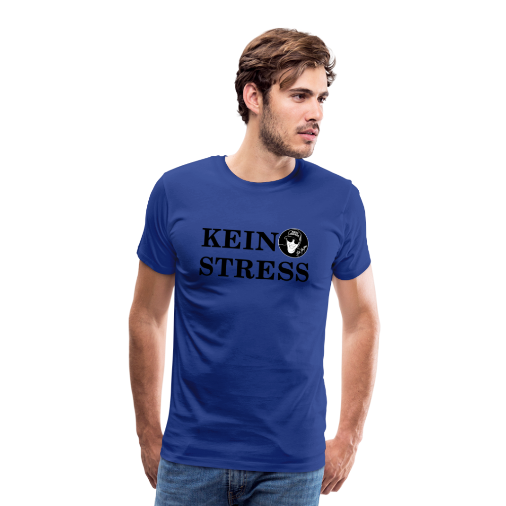 Boscho Kein Stress Premium Herren T-Shirt Limited Edition 2025 - Königsblau
