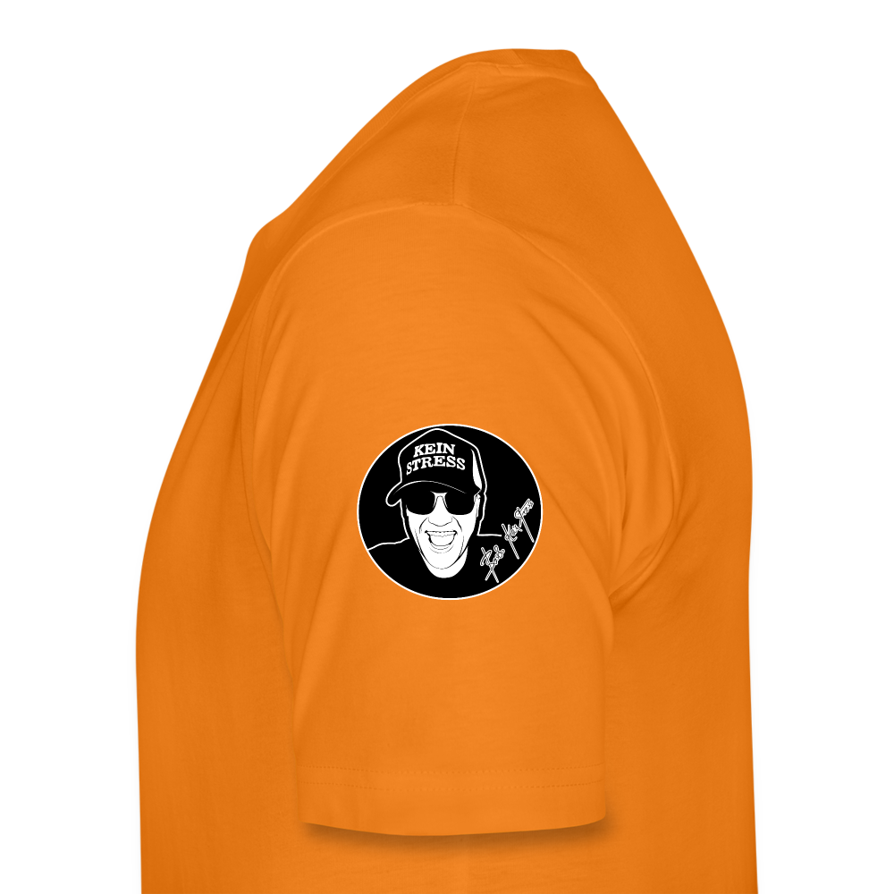 Boscho Kein Stress Premium Herren T-Shirt Limited Edition 2025 - Orange