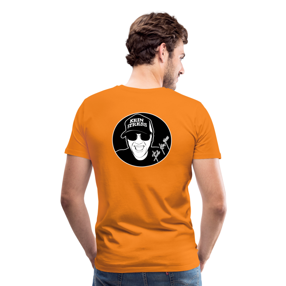 Boscho Kein Stress Premium Herren T-Shirt Limited Edition 2025 - Orange