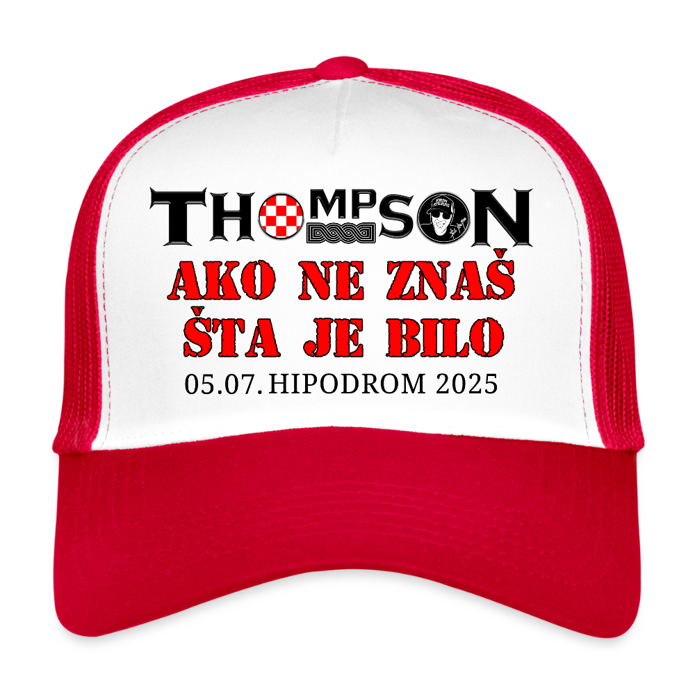 Thompson Hipodrom Event Cap weiß/rot - Weiß/Rot