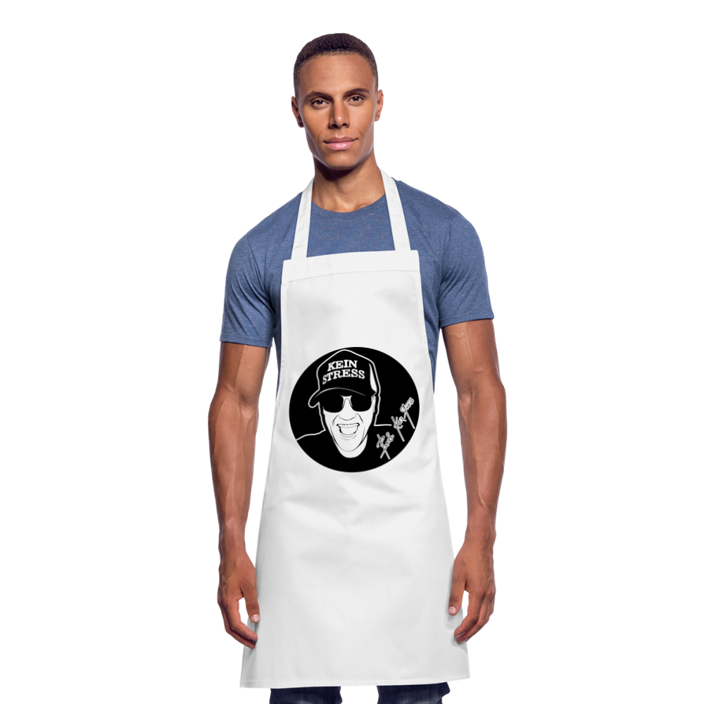 Boscho Kein Stress ® Kochschürze - weiß