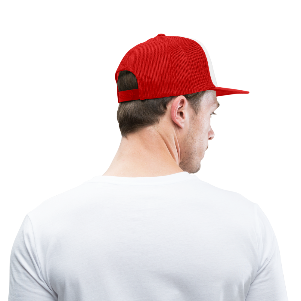 Boscho Kein Stress ® Trucker Cap - Weiß/Rot