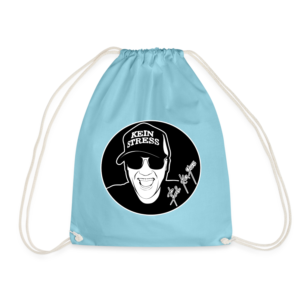 Boscho Kein Stress ® Turnbeutel - Aqua