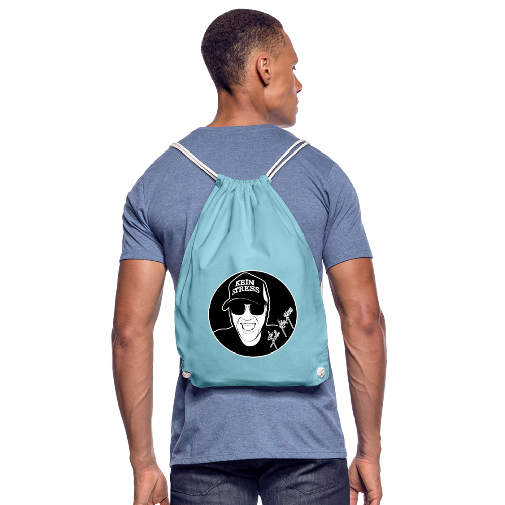 Boscho Kein Stress ® Turnbeutel - Aqua