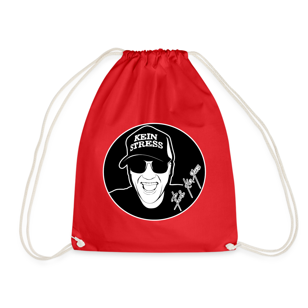 Boscho Kein Stress ® Turnbeutel - Rot