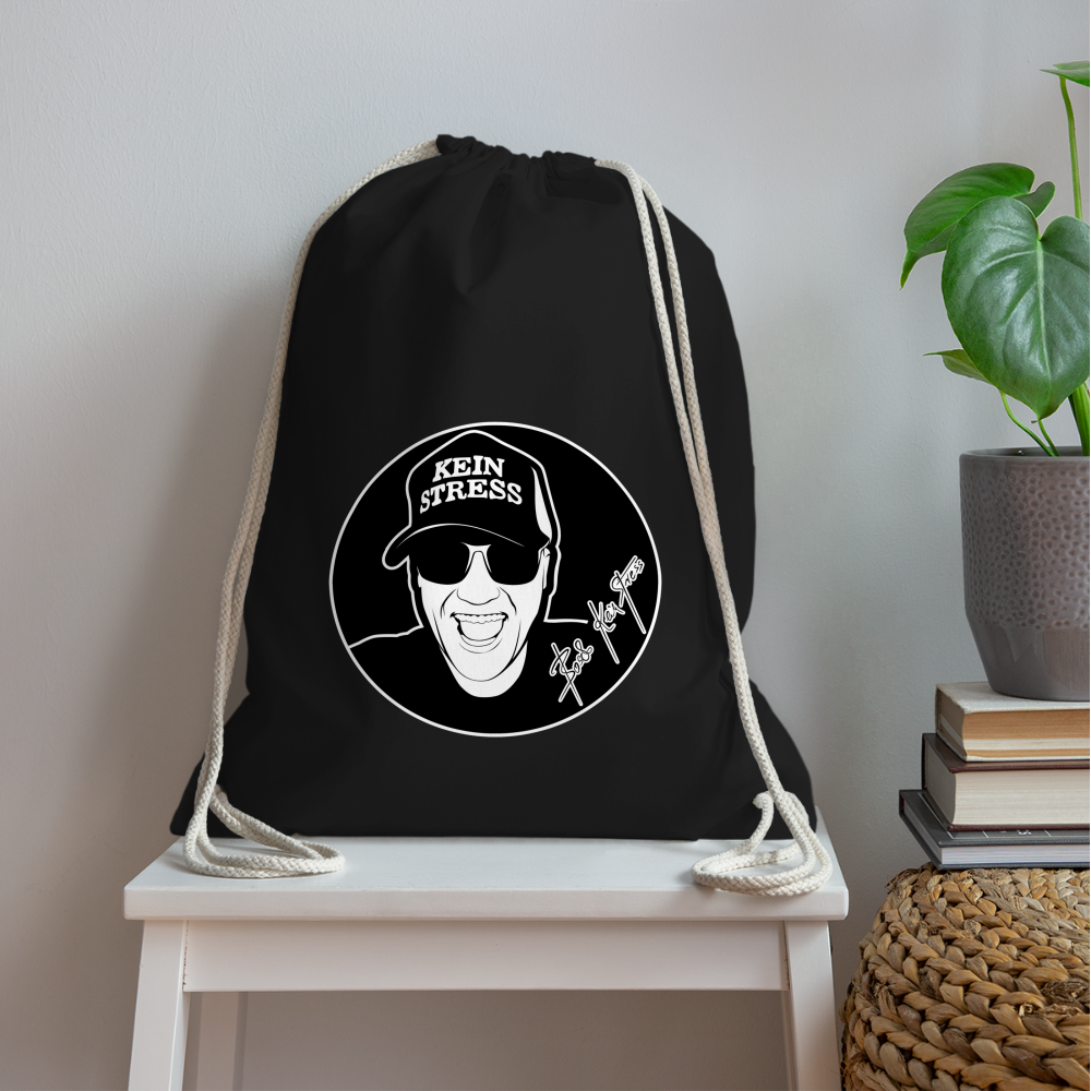 Boscho Kein Stress ® Turnbeutel - Schwarz