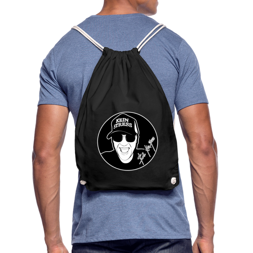 Boscho Kein Stress ® Turnbeutel - Schwarz