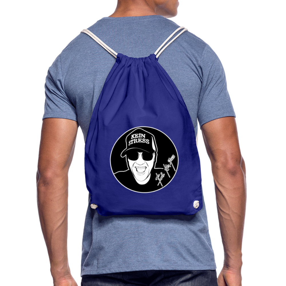 Boscho Kein Stress ® Turnbeutel - Königsblau