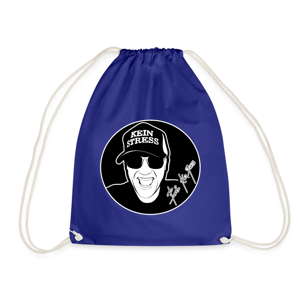 Boscho Kein Stress ® Turnbeutel - Königsblau