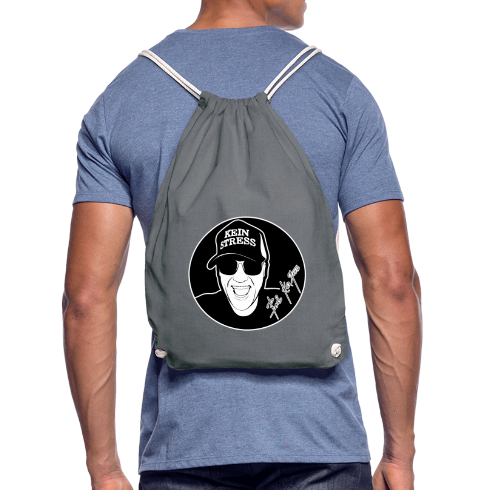 Boscho Kein Stress ® Turnbeutel - Grau