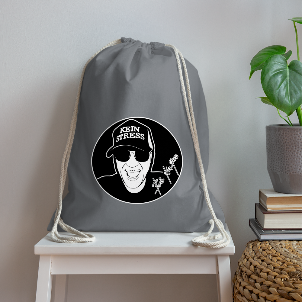 Boscho Kein Stress ® Turnbeutel - Grau