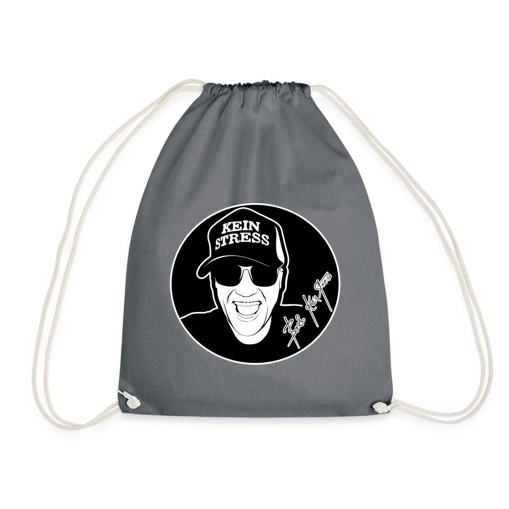 Boscho Kein Stress ® Turnbeutel - Grau