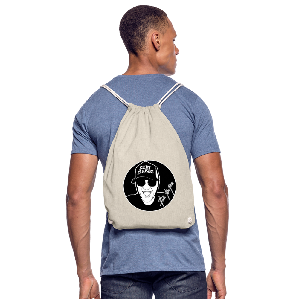 Boscho Kein Stress ® Turnbeutel - Natur