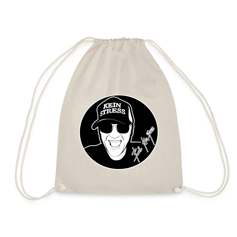 Boscho Kein Stress ® Turnbeutel - Natur