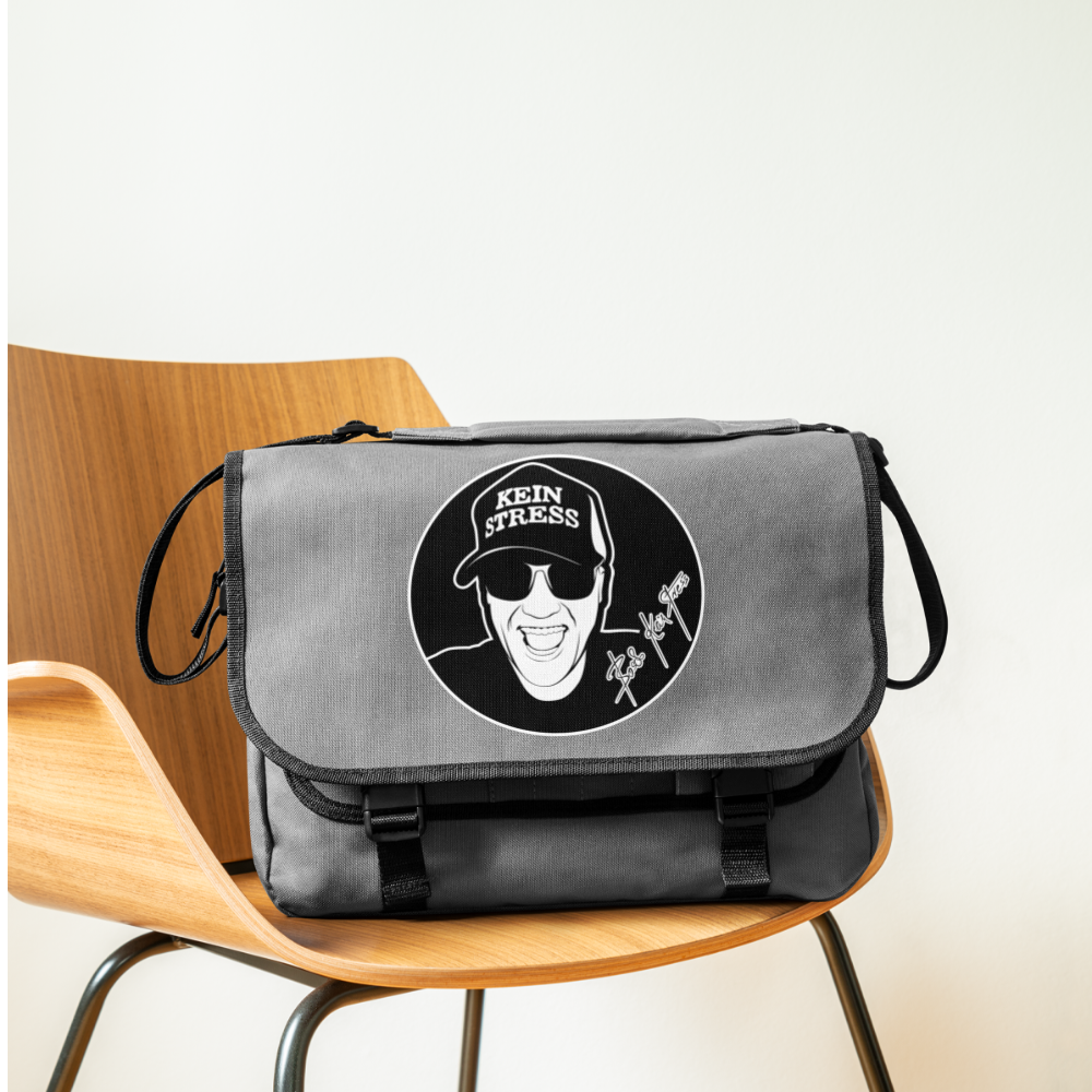 Boscho Kein Stress ® Umhängetasche - Graphit/Schwarz