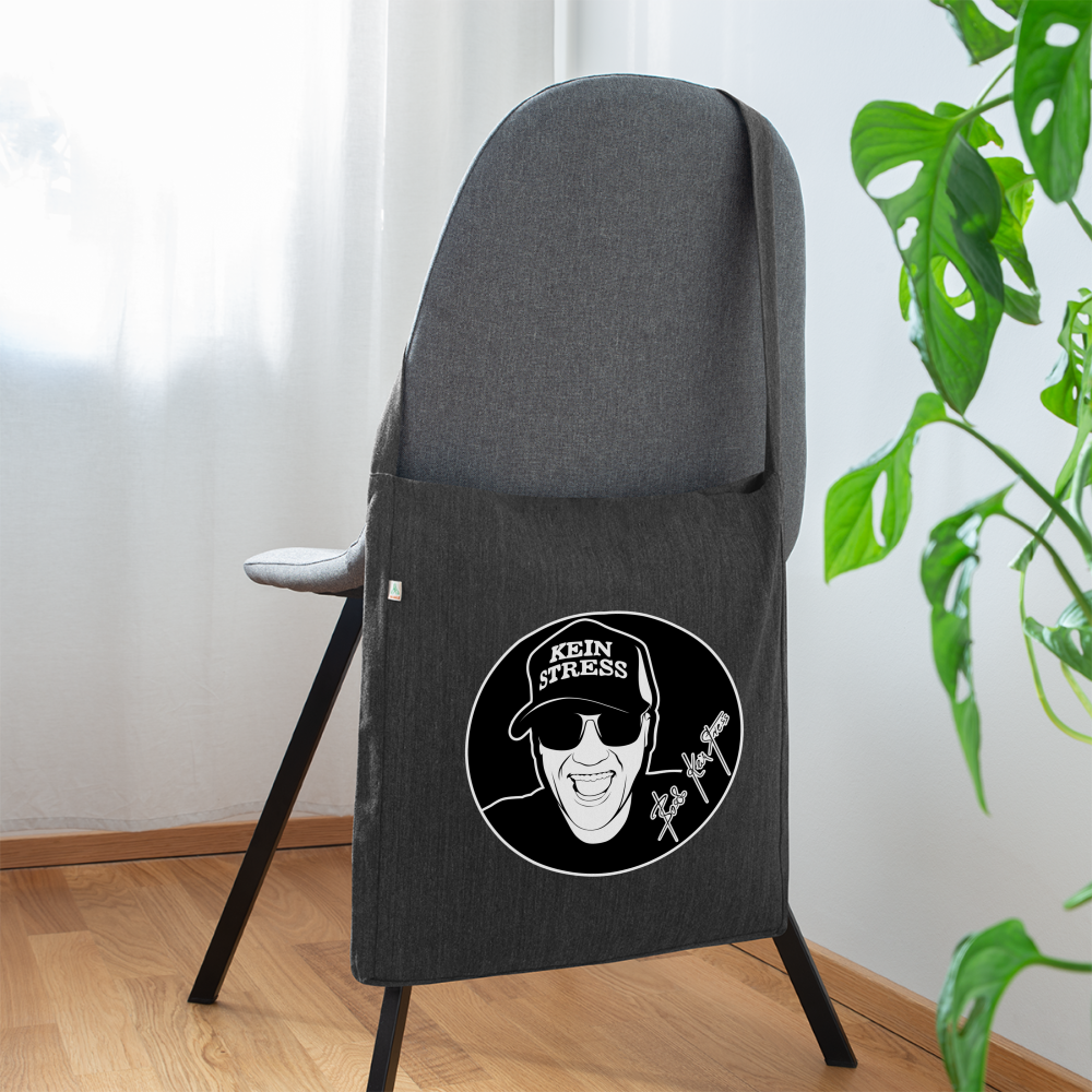 Boscho Kein Stress ® Schultertasche aus Recycling-Material - Schwarz meliert