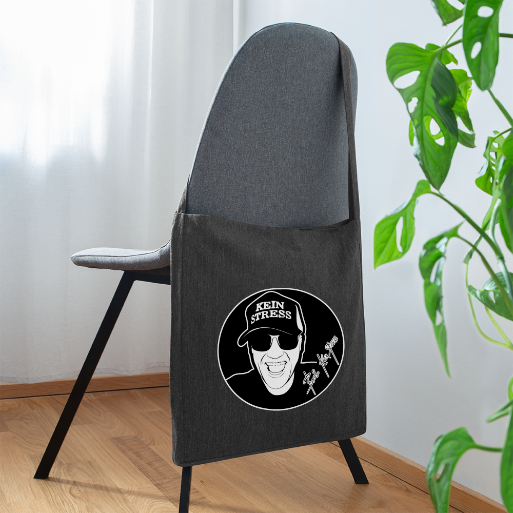Boscho Kein Stress ® Schultertasche aus Recycling-Material - Schwarz meliert