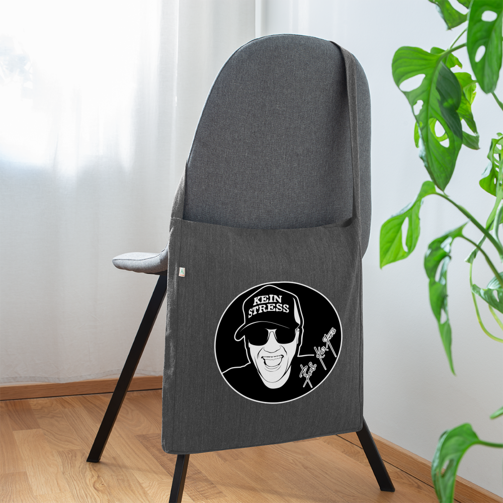 Boscho Kein Stress ® Schultertasche aus Recycling-Material - Dunkelgrau meliert