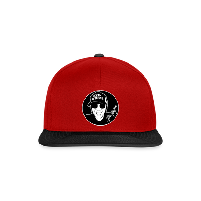 Boscho Kein Stress ® Snapback Cap - Rot/Schwarz