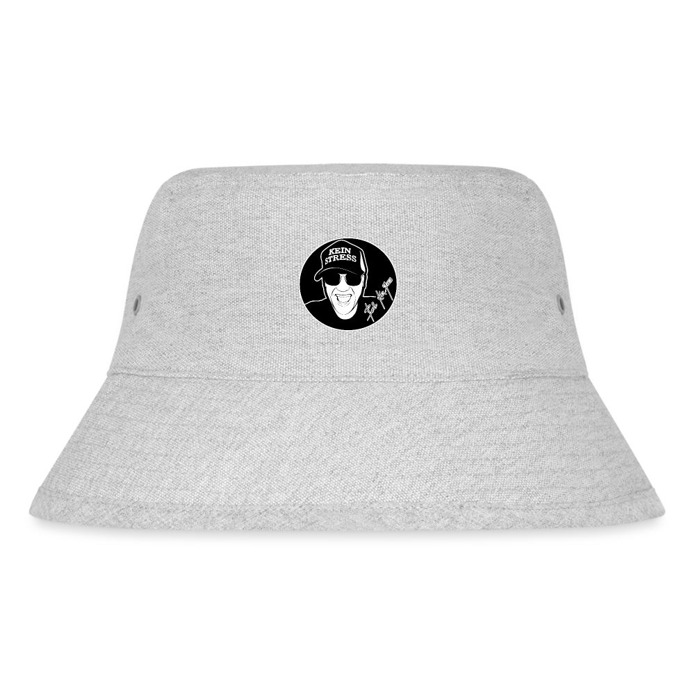 Boscho Kein Stress ® Bucket Hat - Grau meliert