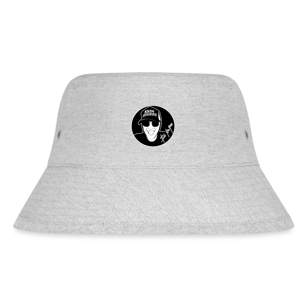 Boscho Kein Stress ® Bucket Hat - Grau meliert