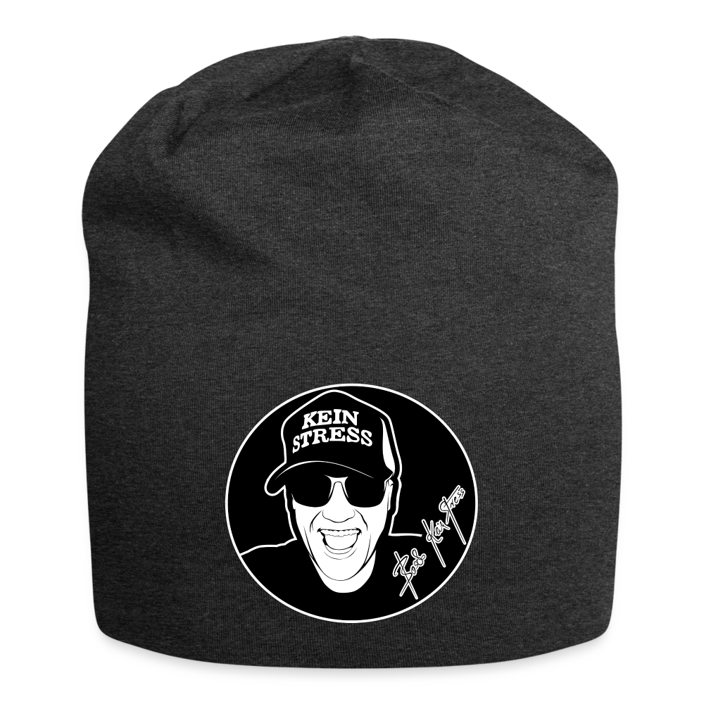Boscho Kein Stress ® Jersey-Beanie - Anthrazit