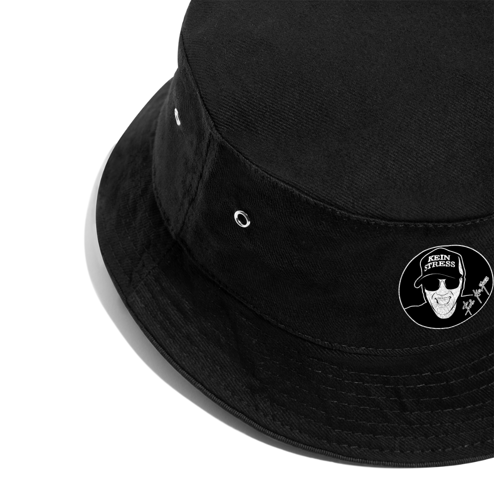 Boscho Kein Stress ® Fischerhut - Schwarz