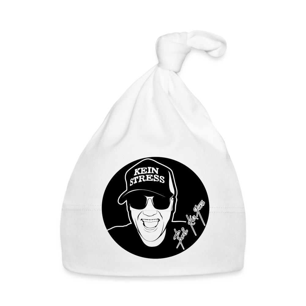Boscho Kein Stress ® Baby Mütze - weiß